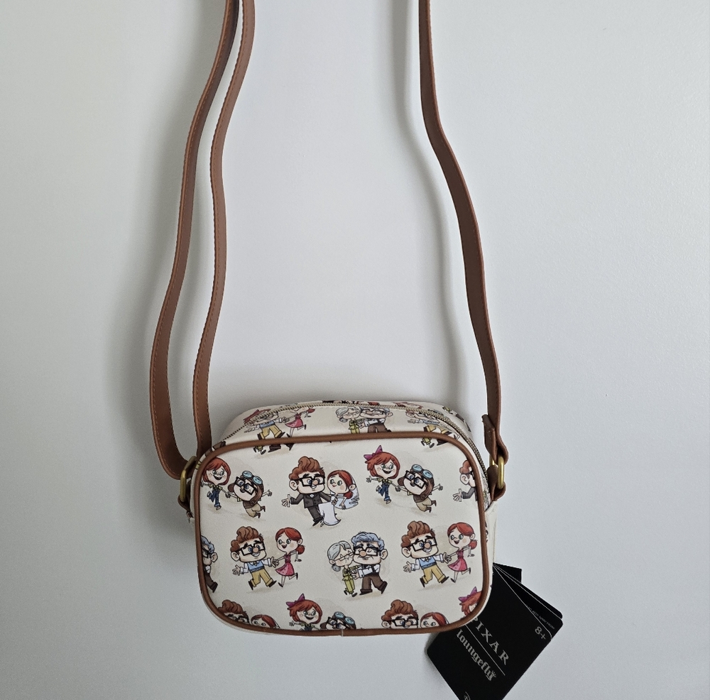 Loungefly Disney Pixar Up Carl & Ellie Crossbody Bag